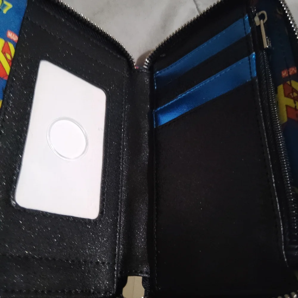 Loungefly Marvel Blue X-Men Wallet NWT - Picture 6 of 8